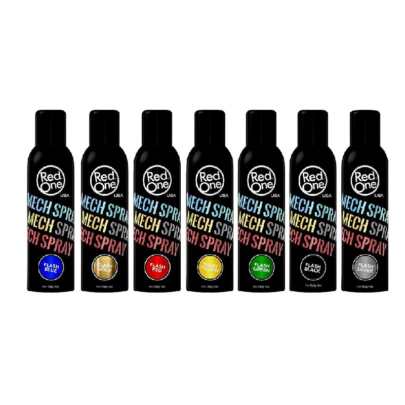 RedOne Magic Color Spray Black - Laque Colorante Noire Pour Cheveux 100ml
