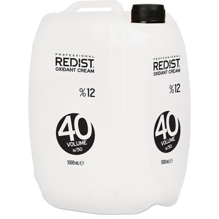 Redist Professional Oxidant Cream 40 Vol 12% - Crème Oxydante Pour décoloration 40 Vol 12% 5000ml